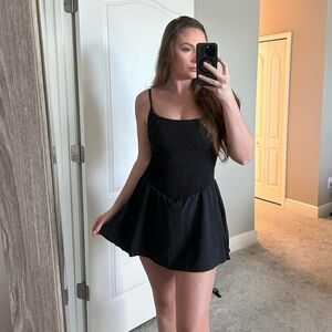Aerie Black Activewear Dress
